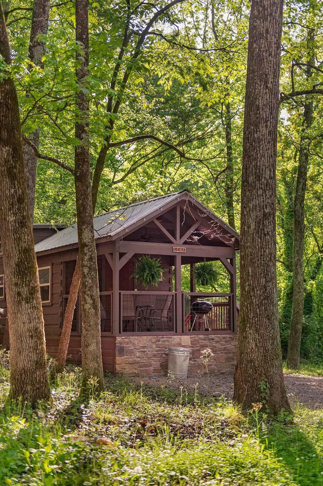 Lena Cabin Wooded Tiny Cabin - Hot Tub Chattanooga Exterior foto